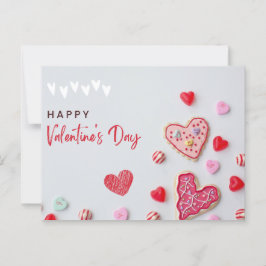 Romantischer Valentinstag Postkarte