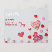 Romantischer Valentinstag Postkarte (Vorderseite)