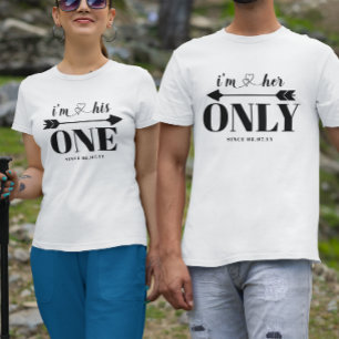 Romantischer Valentinstag, Seine Eine Flitterwoche T-Shirt