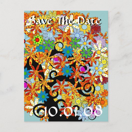 Romantischer verzauberter Waldbaum der Liebe Ankündigungspostkarte (Vorderseite)