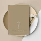 Romantischer Vintag Gold Monogram Wedding Dance Einladung