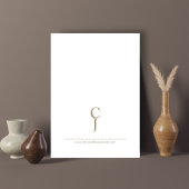 Romantischer Vintag Gold Monogram Wedding Dance Einladung