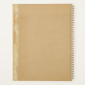 Romantischer Vintag Journal-Planer Planer (Rückseite)