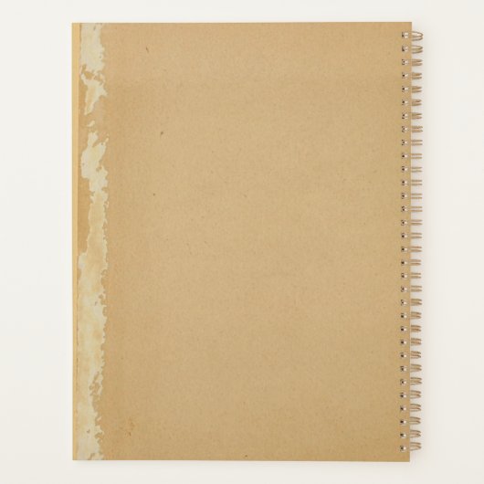 Romantischer Vintag Journal-Planer Planer (Rückseite)