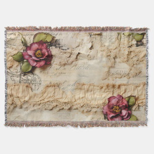 Romantischer Vintage-Pergamentbrief Decke
