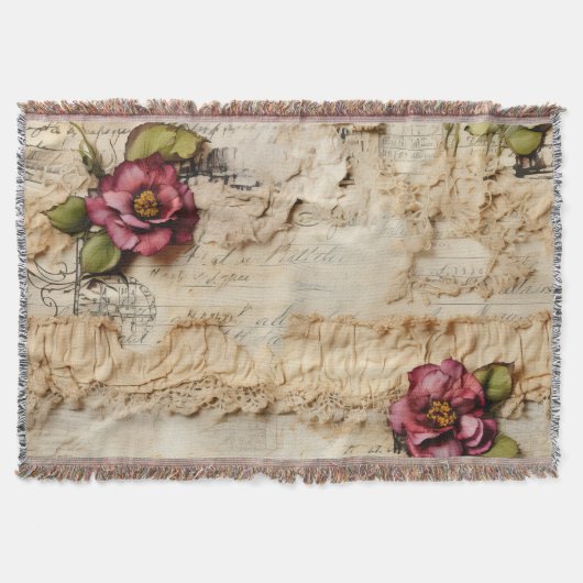 Romantischer Vintage-Pergamentbrief Decke (Vorderseite)