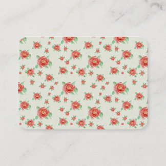 Romantischer Vintage-Rosen-Garten Platzkarte