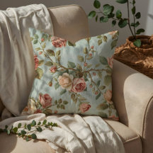 Romantischer Vintage-Rosengarten