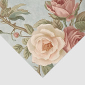 Romantischer Vintage-Rosengarten Seidenpapier (Detail)