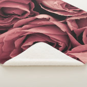 Romantischer Vintage-Rosenhintergrund Sherpadecke (3/4)