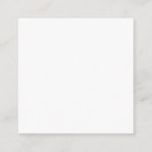 Romantischer Vintage-Spitzenrahmen QR-Code Hochzei Begleitkarte (Rückseite)