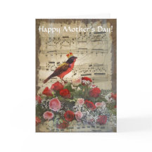 Romantischer Vintager Collagenmuttertag