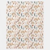 Romantischer Vintager floraler Gemütlicher Shabby Fleecedecke (Vorderseite)