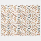 Romantischer Vintager floraler Gemütlicher Shabby Fleecedecke (Vorderseite (Horizontal))