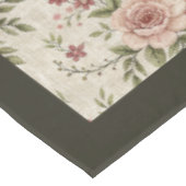 Romantischer Vintager floraler Gemütlicher Shabby Tischdecke (Schrägansicht)