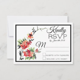 Romantischer Vintager Garten | HochzeitsrSVP RSVP Karte