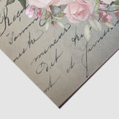 Romantischer Vogel auf dem Zweig Seidenpapier (Detail)