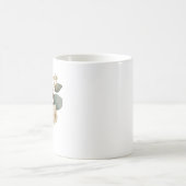 Romantischer Wasserfarben-Brautstrauß Kaffeetasse (Mittel)