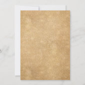 Romantischer Wasserfarbenburgund mit geometrischer Einladung (Rückseite)