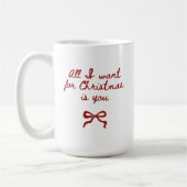 Romantischer Weihnachts-Tassen-Geschenk für Sie od Kaffeetasse (Links)