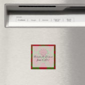 Romantischer Weihnachtsdamm Magnet (In Situ (Geschirrspüler))