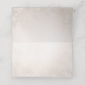 Romantischer Weinberg Rustikale Hochzeit Platzkarte (Innenseite Aufgefaltet)