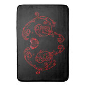 Romantischer, zarter Goth Badematte (Vorderseite Vertikal)