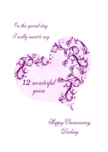 12 Hochzeitstag Karten Zazzle De