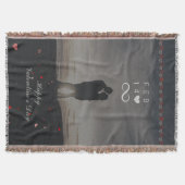 Romantisches 14. Februar Infinity Valentinstag-Des Decke (Vorderseite)