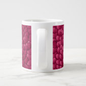 Romantisches 3D-Rot-Herzen-Muster-32322 Jumbo-Tasse (Rückseite)