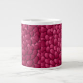 Romantisches 3D-Rot-Herzen-Muster-32322 Jumbo-Tasse (Vorderseite)
