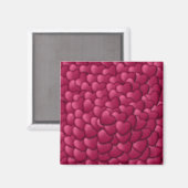 Romantisches 3D-Rot-Herzen-Muster-32322 Magnet (Vorderseite/Rückseite)