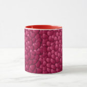 Romantisches 3D-Rot-Herzen-Muster-32322 Tasse (Zentrum)