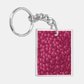 Romantisches 3D-Rotherzen-Muster-32322 Schlüsselanhänger (Vorderseite links)