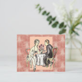 Romantisches Abendessen (Stehend Vorderseite)