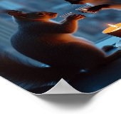 Romantisches Abendessen Poster (Ecke)