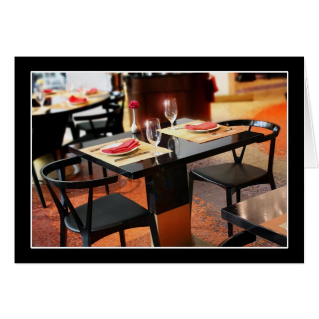 Romantisches Abendessen zu zweit (Vorderseite (Horizontal))