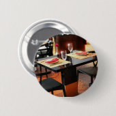 Romantisches Abendessen zu zweit Button (Vorne & Hinten)