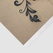 Romantisches Abstrakt-gotisches Themenpapier Seidenpapier (Ausschnitt)