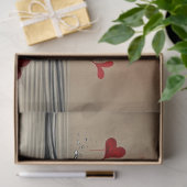 Romantisches Abstrakt-gotisches Themenpapier Seidenpapier (Geschenk)