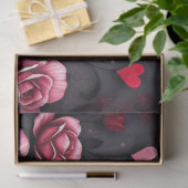 Romantisches Abstrakt-gotisches Themenpapier Seidenpapier (Geschenk)