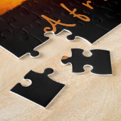 Romantisches Afrikanisches Traumabend Foto mit Tex Puzzle (Seite)