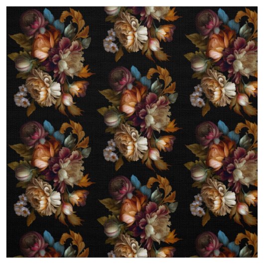 Romantisches "Alt Welt" Blumenmuster Stoff (Muster)