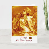 ROMANTISCHES ANGEL, GOLD GELB, WEISSE Weihnachten (Vorderseite)