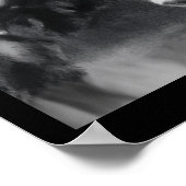 ROMANTISCHES ANGEL MIT GEFÜHL IN SCHWARZ UND WEISS POSTER (Ecke)