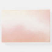 Romantisches Aquarellbuch Gästebuch (Rückseite)