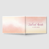 Romantisches Aquarellbuch Gästebuch (Voll)