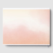 Romantisches Aquarellbuch Gästebuch (Rückseite)