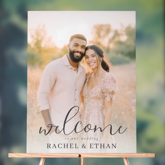 Romantisches Beige-Foto Acrylschild (Neutral)