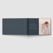 Romantisches Beiges Minimalistisches Foto Gästebuch (Voll)
